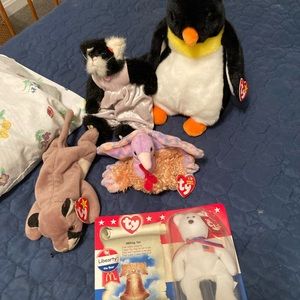 Larger size Beanie Babies.